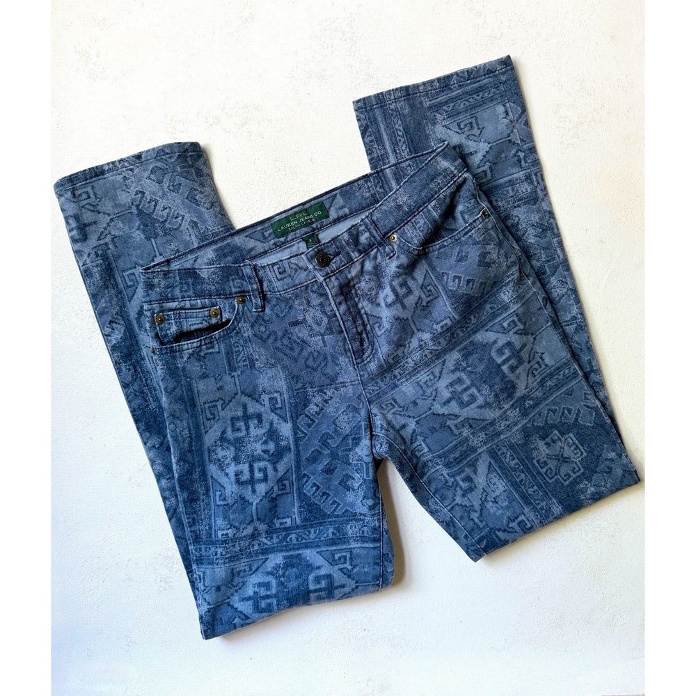 Ralph Lauren Women's Grey and Blue Jeans